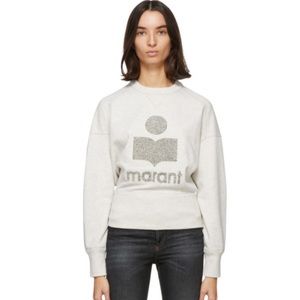 Isabel Marant Etoile Teloya Sweatshirt size 34 very light beige grey